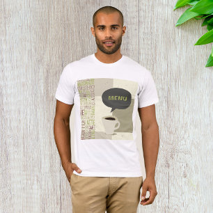 Minimalist Coffee Bar Menu T-Shirt
