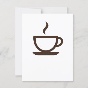 ☕ Minimalist Coffee Cup – Barista & Café Vibes Postcard