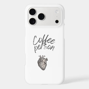 Minimalist Coffee Person Typography Tough Case"