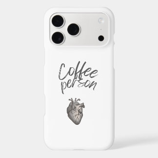 Minimalist Coffee Person Typography Tough Case"