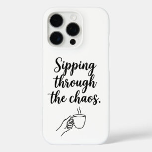 Minimalist Coffee Quote iPhone Case