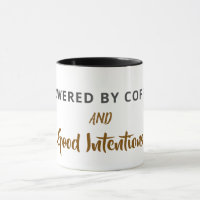 Minimalist Coffee Quote Postcard | Funny Good Inte