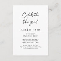 Minimalist College Graduation Fund Gift Registry