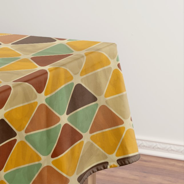 Minimalist Colorful Geometry–Fresh Stylish Pattern Tablecloth (In Situ)