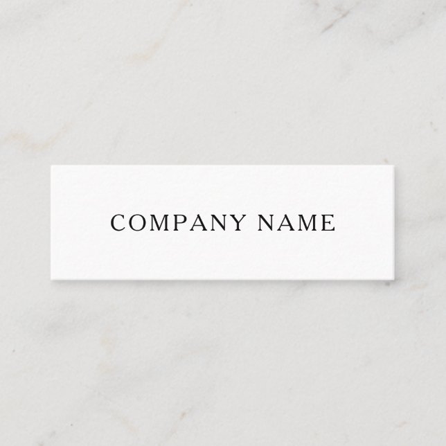 Minimalist company name modern business card (Front)