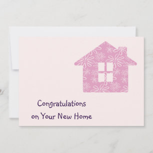 Minimalist Congrats on Your New Home Card