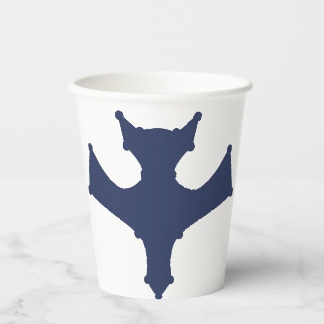 Minimalist Constellation Line Art Paper Cups (Front)