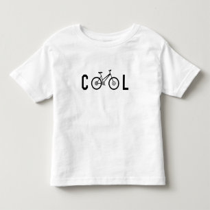 Minimalist Cool Cycling Bicycle Biking Gift Toddler T-shirt