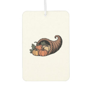 Minimalist Cornucopia Thanksgiving Design Classic Air Freshener