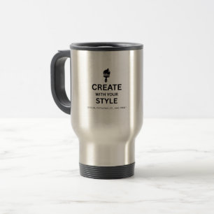 Minimalist Corporate Branded Business Travel mug