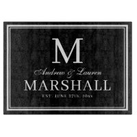 Minimalist Couples Names Typography Wedding Gift