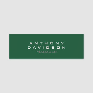 Minimalist Creative Useful Durable Plain Simple Name Tag
