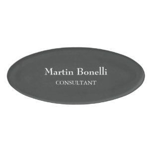 Minimalist Creative Useful Durable Plain Simple Name Tag