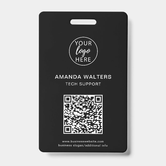 Minimalist Custom Business Logo Badge (Front)