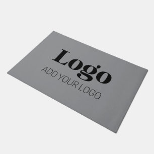 Minimalist Custom Business Logo  Doormat