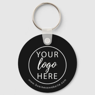 Minimalist Custom Business Logo Keychain
