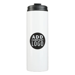 Minimalist Custom Business Logo Promotional Thermal Tumbler