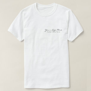 Minimalist Custom Business Logo T-Shirt