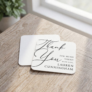 Minimalist Custom Calligraphy Thank You Card
