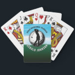 Minimalist Custom Elegant Golf Monogram Design Playing Cards<br><div class="desc">Minimalist Custom Elegant Golf Monogram Design by Edward Eksi. Easy modification of INITIALS and TEXTS for your needs.</div>