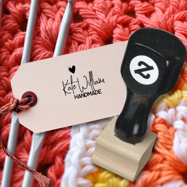 Minimalist Custom heart handmade by  Rubber Stamp (Creator Uploaded)