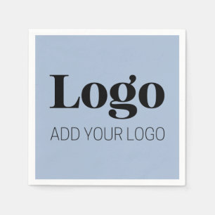 Minimalist Custom Logo   Weddings & Business Napkin