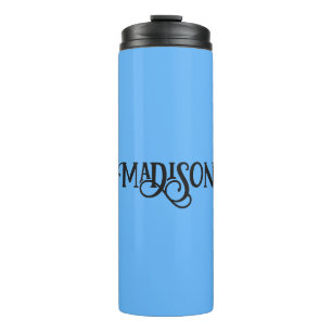 Minimalist Custom Name & Colour Thermal Tumbler