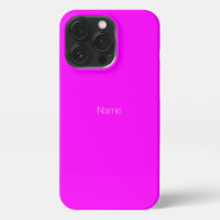 Minimalist custom name monogram magenta