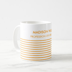Minimalist Custom Name Personalized Coffee Mug