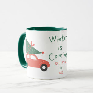 Minimalist Custom Name Personalized Coffee Mug