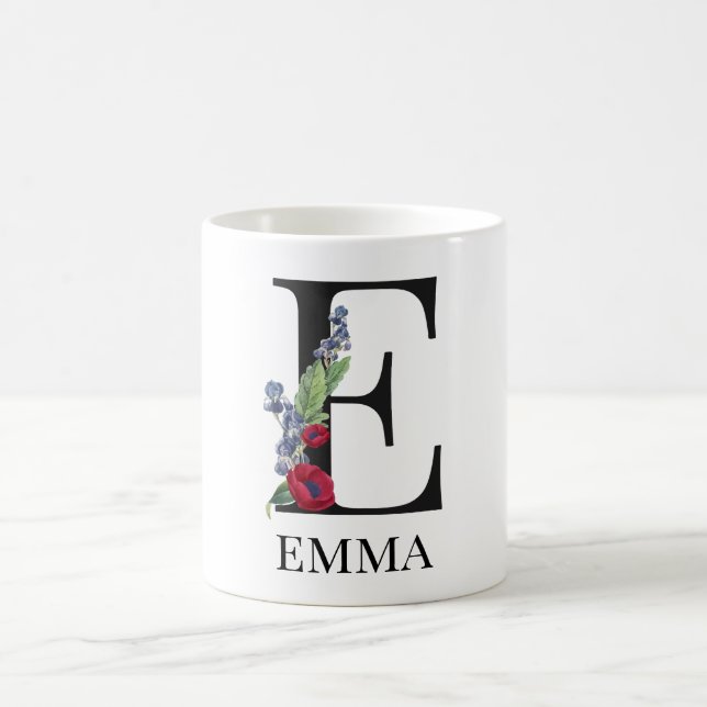 Minimalist Custom Name Personalized Coffee Mug (Center)