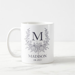 Minimalist Custom Name Personalized Coffee Mug