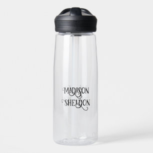 Minimalist Custom Name Water Bottle