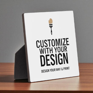 Minimalist Custom Personalized Company Branded  Plaque
