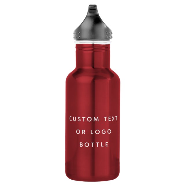 Minimalist Custom Text Or Logo 532 Ml Water Bottle (Right)