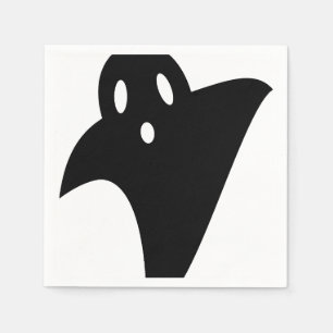 Minimalist cute ghost napkin