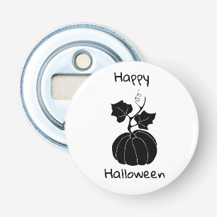 Minimalist Cute Happy Halloween Bottle Opener