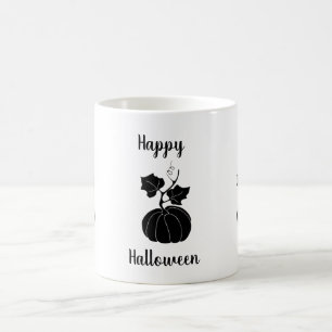Minimalist Cute Happy Halloween Coffee Mug