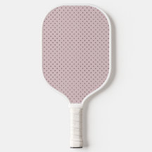 Minimalist Cute Soft Light Pink Brown Polka Dots