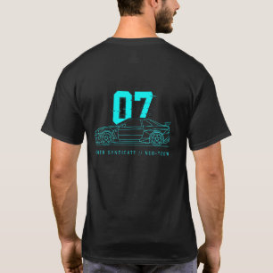 Minimalist Cyberpunk No 07 Blockcore T-Shirt