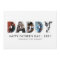Minimalist DADDY Photo Collage Happy Father's Day