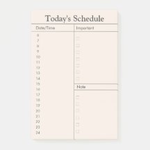 Minimalist Daily Schedule