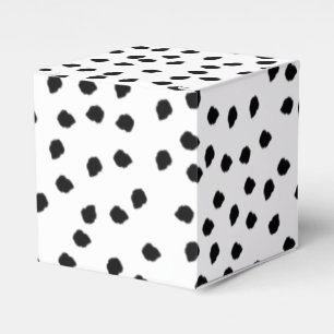 Minimalist Dalmatian Spots Simple Modern Cute Favor Box
