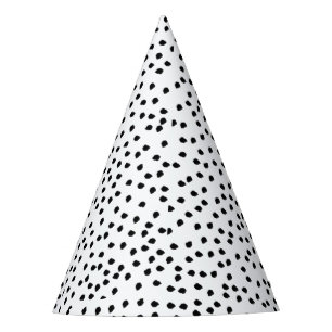 Minimalist Dalmatian Spots Simple Modern Cute Party Hat
