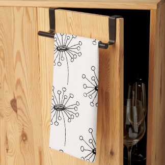 Minimalist Dandelion Kitchen Towel