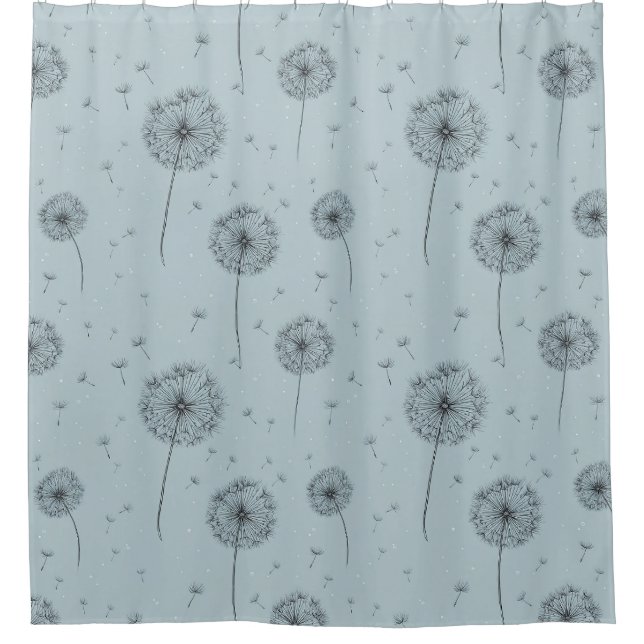 Minimalist Dandelion Seed Pattern Blue (1) (Front)