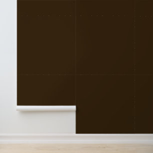 Minimalist Dark Brown Modern Espresso Custom Colou Wallpaper