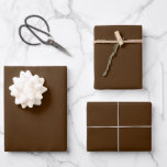 Minimalist Dark Brown Solid Colour Christmas  Wrapping Paper Sheet<br><div class="desc">Minimalist Dark Brown Solid Colour Christmas</div>