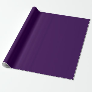 Minimalist Dark Purple Colour Wrapping Paper Sheet