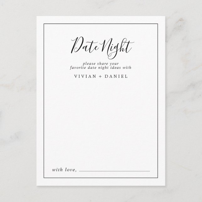 Minimalist Date Night Idea Cards (Front)